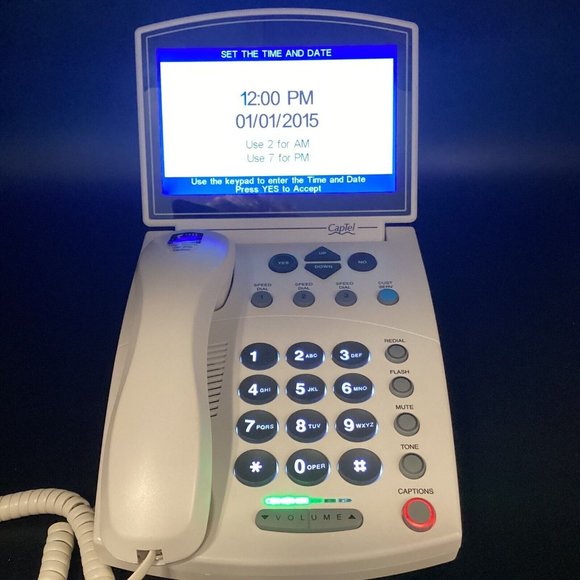 Ultratec CapTel 840 Telephone Real-Time Closed Captioned Hearing Impaired - Picture 4 of 16